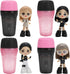 Blackpink Micro Pop Stars, Mystery Surprise Figures 4 Pack - 3” Kpop Idol Dolls - Features Lisa, Jennie, Jisoo, and Rosé - 1 of 3 Styles Chosen at Random - Interchangeable Outfits and Accessories