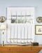 Today's Curtain Hellina Tapework Valance, 14-Inch, White - Hellina CA1800K