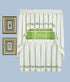 Today's Curtain Hellina Tapework Valance, 14-Inch, White - Hellina CA1800K