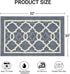 Ymonlia Indoor Door Mat,32" x20Front/Back/Outdoor Mat Rubber Backing,Non-Slip Absorbent Entryway Resist Dirt Rug,Machine Washable Floor Doormats for Home,Entrance,Kitchen