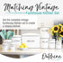 Outshine White Farmhouse Nesting Kitchen Canisters (Set of 3) | Kitchen Canister Set Perfect for Coffee, Tea, Sugar | Coffee Bar Accessories | Gift for Housewarming, Birthday, Wedding, Bridal Shower