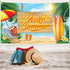 XtraLarge, Hello Summer Banner - 72x44 | Summer Birthday Banner for Hawaiian Party Decorations | Summer Beach Party Decorations | Aloha Banner for Luau Party Decorations | Flamingo Party Decorations