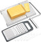YasTant Professional Cheese Slicer for Block Cheese, Luxury Size Cheese Cutter Stainless Steel Cheese Slicer Board with Wire Cutter Heavy Duty, Perfect for Soft Semi Hard Cheese Grey