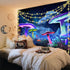 Waykingo Trippy Mushroom Psychedelic Tapestry Wall Tapestry for Bedroom Aesthetic,Cool Trippy Tapestry Wall Hanging Tapestry for Men,Funny Tapestries for Bedroom,Dark Tapestry Wall Hanging Trippy
