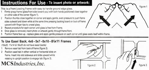 MCS 5" x 7" Picture Frame - Black