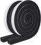 MAGZO Adhesive Foam Weather Stripping 1 Inch W X 1 Inch T, Thick Window Air Conditioner Sealer Open Cell High Resilience, Total Length 13 Feet (6.5ft x 2 Rolls)