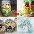32 oz Mason Jars Wide Mouth with Airtight Lids, Pickling Mason Jars Glass for Food Storage, Canning, Fermenting Fruits and Vegetables (4 Pack)