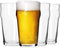 Pint Glasses,20oz British Beer Glass,Classics Craft Beer Glasses,Premium Beer Glasses Tumbler Set of 4, Pub Beer Glasses,Unique Design Beer Glasses Easy Stacking in The Cupboard