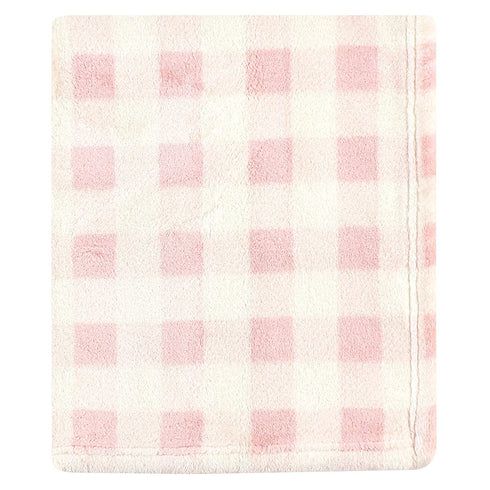 Hudson Baby Unisex Baby Cozy Plush Luxury Blankets 2pk, Woodland Silhouette, One Size