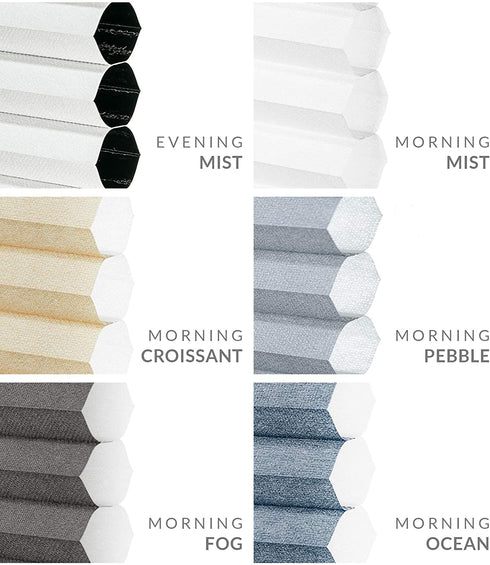 CHICOLOGY Cellular Shades , Window Blinds Cordless , Blinds for Windows , Window Shades for Home , Window Coverings , Cellular Blinds , Door Blinds , Morning Pebble, 24"W X 48"H