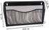 EasyPAG Hanging File Organizer Mesh 3 Single Pockets Wall File Holder Office Document Magazine Folder Rack ,Black