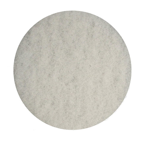 BISSELL BigGreen Commercial 437.051BG Polish Pad for BGEM9000 Easy Motion Floor Machine, 12", White
