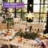 Homemory 3 Pcs Birch LED Taper Candles with Timer, Real Wax Battery Operated Window Candles with Remote, 9.6 Inches Flameless Flickering Candlesticks for Fireplace Christmas Halloween Wedding