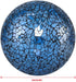 MDLUU Decorative Glass Balls, Mosaic Sphere, Decorative Orbs, Centerpiece Balls for Bowls, Vases, Dining Table Decor, Diameter 4 Inches, Pack of 3 (Turquoise)