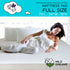 Full Mattress Pad Cover Fitted - Full Bed Mattress Cover Size 54x75 inches Stretches to 16 Deep Pocket- Fitted Quilted Sheet for Full Mattress , White