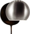 Amazon Brand Rivet Mid Century Modern Wall Mounted Plug-In Sconce Light, 7.25"H, Polished Nickel