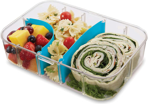 PackIt Flex Bento Food Storage Container, Tropical Blue