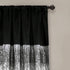Lush Décor Night Sky Panel for Living, Bedroom, Dining Room (Single Curtain), 84" x 42", Grey and Black