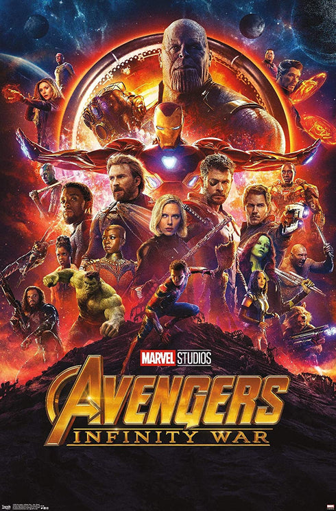 Trends International Avengers: Infinity War-One Sheet Wall Poster, 22.375" x 34", Multicolor