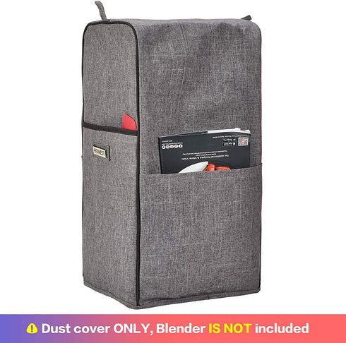 HOMEST Dust Cover for Vitamix Blender, Only Fit Low-profile Container, Compatible with Classic-G-Series and Smart System Models, Grey (Cover Only)
