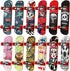 Finger Skateboards for Kids Set of 12, HOMETALL Mini Skateboard Fingerboards 12 Pieces Finger Toys Pack, Gifts for Kids Children Finger Skater