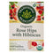 Traditional Medicinals Organic Rose Hips with Hibiscus Herbal Tea, 16 Tea Bags (Pack of 1)