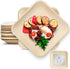 ONEIRA KOUZINA Premium Palm Leaf Plates - 20 large, 10 inch square party pack - Biodegradable Compostable Eco-Friendly Disposable Sturdy. Better than bamboo plates, paper or plastic plates
