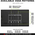 Tilting TV Wall Mount Low Profile for Most 26-55" Flat Screen LED, LCD, Curved TVs, Tilt TV Mount Bracket VESA 400x400mm- Holds Up to 99lbs, Easily Lock and Release to Mount on 12" or 16" Stud