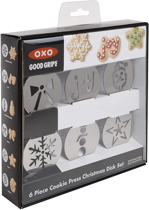 OXO Good Grips Cookie Press Holiday Disk Set