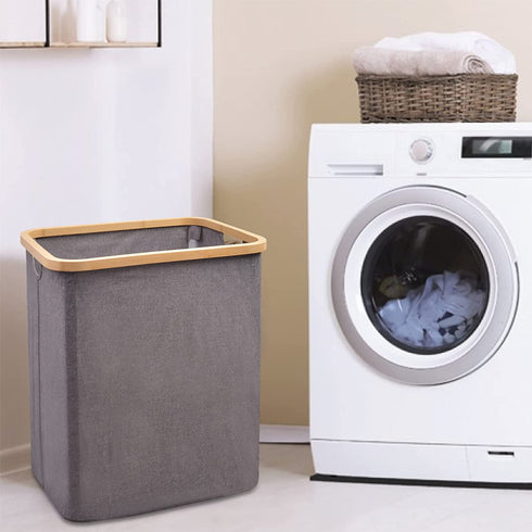 Collapsible Laundry Hamper with Removable Laundry Bag - Large Laundry Basket Organizer with Handle, Dirty Clothes Hamper Toys Organizer for Bedroom, Bathroom