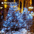 JMEXSUSS 300 LED Christmas Lights Outdoor Waterproof 8 Modes Christmas String Lights Cool White Christmas Tree Lights Indoor Plug in