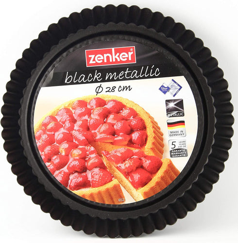 Zenker Non-Stick Carbon Steel Flan/Tart Pan, 11-Inch