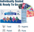WeCare Disposable Face Mask Individually Wrapped - 50 Pack, Printed Masks - 3 Ply