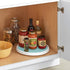 Copco 5234754 Non-Skid Pantry Cabinet Lazy Susan Turntable, 12-Inch, White/Aqua