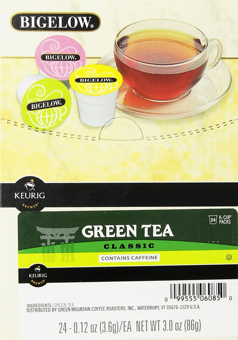 Bigelow K-Cup Portion Pack for Keurig Brewers, Green Tea, 24 Count
