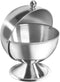 Newness Stainless Steel Multi-purpose Sugar Bowl with Roll Top for Home & Kitchen