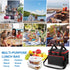 Adult Lunch Box for Men & Women Insulated Lunch Bag with Adjustable Shoulder Strap, Leak Proof Reusable Lunch Cooler Tote Bag for Office work, Picnic and Outdoor (Black)