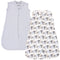 Hudson Baby Unisex Baby Premium Quilted Sleeveless Sleeping Bag and Wearable Blanket, Royal Safari, 18-24 Months