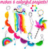 Craft-tastic I Love Rainbows Craft Kit for Kids Everything Included for 6 Fun DIY Colorful Art & Crafts Projects