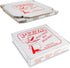10" Length x 10" Width x 2" Depth Lock Corner Clay Coated Thin Pizza Box by MT Products (20 Pieces)