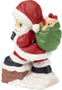 Precious Moments" May Your Every Wish Come True Santa Figurine, Multicolor