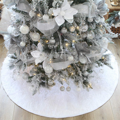 Sea Team Clear Glass Icicles Drops Ornaments for Christmas Tree Decorations, 3.9-5.9 inches, Set of 36