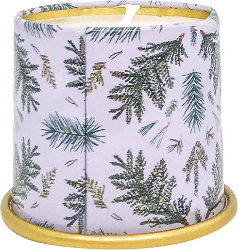 Illume Noble Holiday Collection Balsam & Cedar Demi Vanity Tin, 3 oz Candle