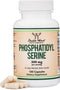 Double Wood Supplements PhosphatidylSerine 300mg Per Serving, Manufactured in The USA, 120 Capsules (Phosphatidyl Serine Complex)