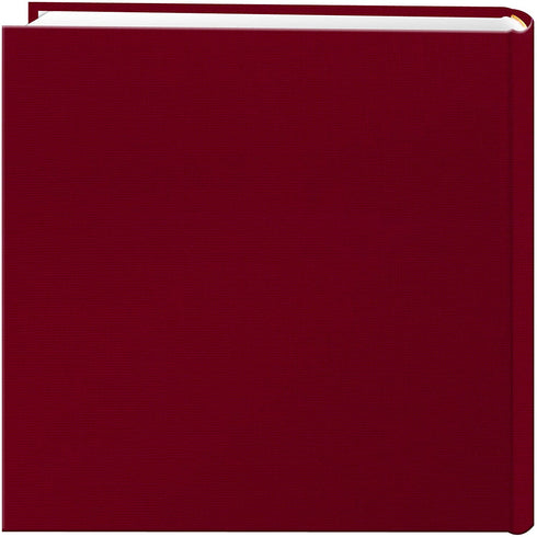 Fabric Frame Cover Photo Album 200 Pockets Hold 4x6 Photos, Champion Burgundy
