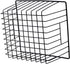 iPEGTOP Deep Refrigerator Freezer Baskets, Large Household Wire Storage Basket Bins Organizer with Handles for Kitchen, Pantry, Freezer, Cabinet, Closets, Black, Set of 2