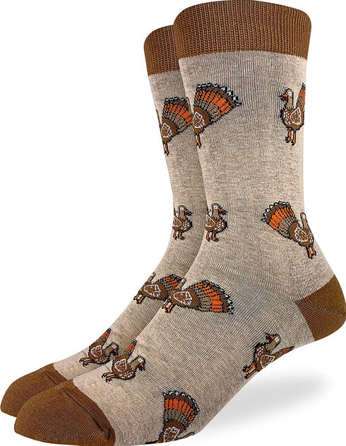 Good Luck Sock Men's Thanksgiving Socks, Adult