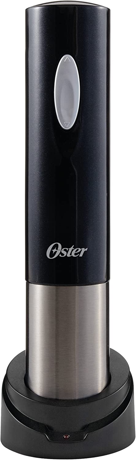 Oster FPSTBW8225 Electric Wine Opener, Tuxedo Black
