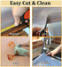 Shelf Liner, Wohomuke 12 inch x 19.7 ft Kitchen Cabinets Liner Non-Stick Drawer Mats EVA Protector Shelving Cupboard Lining (Clear, 30cmx6m)