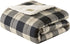Woolrich Down Alternative Plaid Throw Premium Soft Cozy Spun for Bed, Couch or Sofa (50x70, Linden Tan)